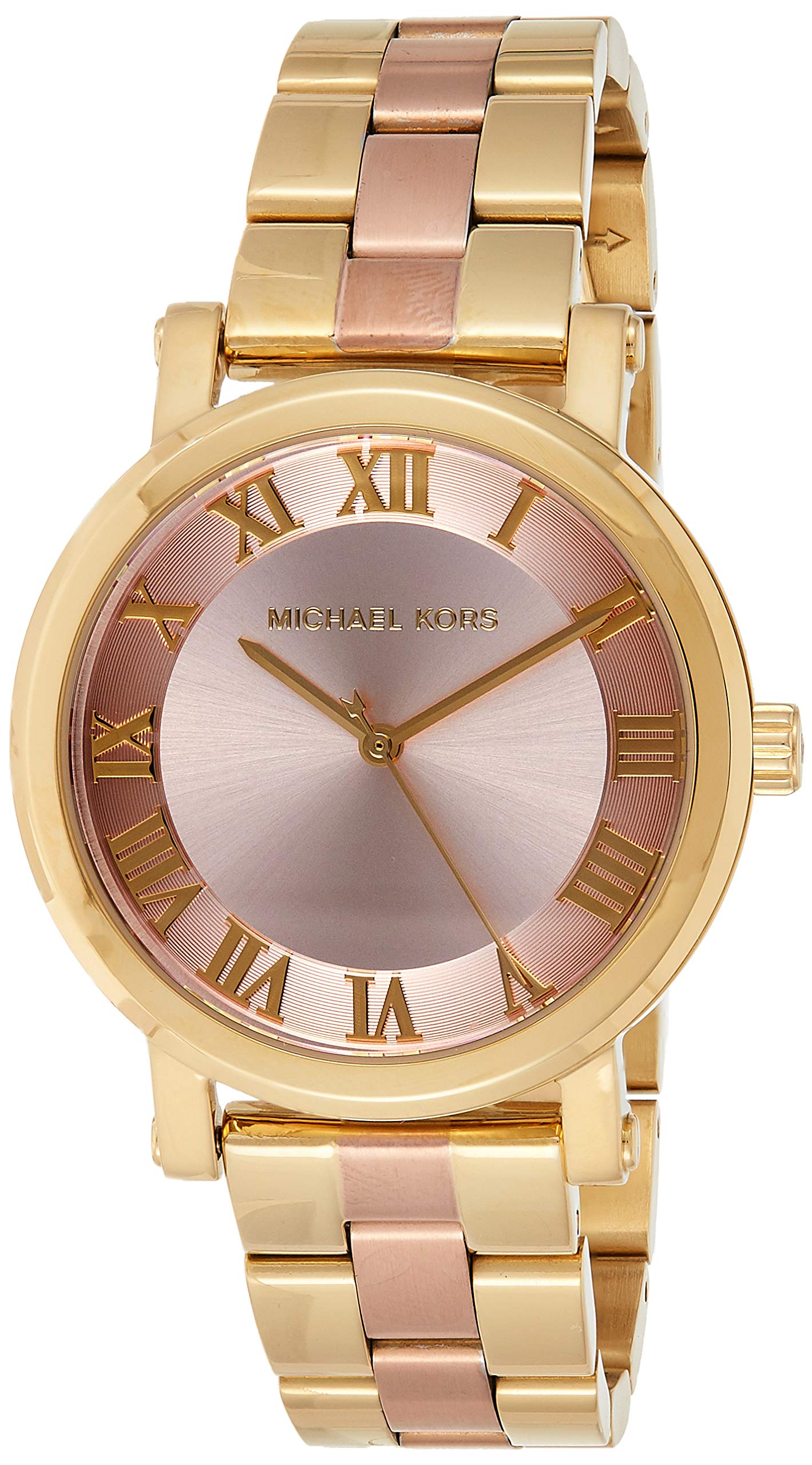  Shop Authentic Michael Kors Norie Gold Dial Two Tone Steel Strap Watch for Women - MK3586 - Luxxuri