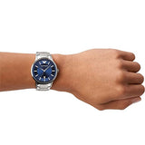  Shop Authentic Emporio Armani Renato Blue Dial Silver Steel Strap Watch For Men - AR2477 - Luxxuri