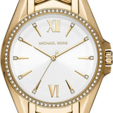  Shop Authentic Michael Kors Whitney Three-Hand White Dial Gold Steel Strap Watch For Women - MK6693 - Luxxuri