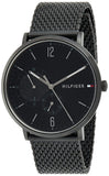 Shop Authentic Tommy Hilfiger Brooklyn Black Dial Black Mesh Bracelet Watch for Men - 1791507 - Luxxuri