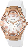  Shop Authentic Guess Diamonds White Dial White Rubber Strap Watch For Women - W0426L1 - Luxxuri