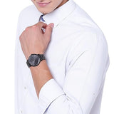  Shop Authentic Armani Exchange Cayde Analog Black Dial Black Steel Strap Watch For Men - AX2701 - Luxxuri