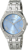  Shop Authentic Guess Cosmo Diamonds Blue Dial Silver Steel Strap Watch for Women - GW0033L5 - Luxxuri