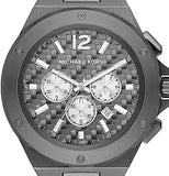  Shop Authentic Michael Kors Lennox Chronograph Quartz Grey Dial Grey Steel Strap Watch For Men - MK9102 - Luxxuri