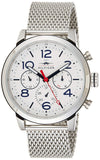  Shop Authentic Tommy Hilfiger Jake Quartz White Dial Silver Mesh Bracelet Watch for Men - 1791233 - Luxxuri