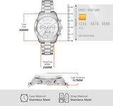  Shop Authentic Michael Kors Berkley Chronograph Silver Dial Silver Steel Strap Watch For Women - MK7413 - Luxxuri