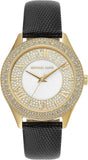 Shop Authentic Michael Kors Harlowe Analog White Dial Black Leather Strap Watch For Women - MK2988 - Luxxuri