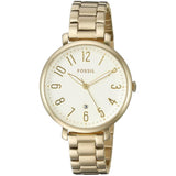  Shop Authentic Fossil Jacqueline Gold Dial Gold Steel Strap Watch for Women - ES3971 - Luxxuri