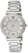  Shop Authentic Michael Kors Catlin Silver Dial Silver Steel Strap Watch for Women - MK3355 - Luxxuri