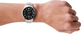  Shop Authentic Emporio Armani Renato Quartz Black Dial Silver Steel Strap Watch For Men - AR11181 - Luxxuri