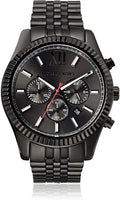  Shop Authentic Michael Kors Lexington Chronograph Black Dial Black Steel Strap Watch for Men - MK8320 - Luxxuri