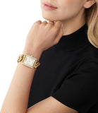  Shop Authentic Michael Kors Emery Three Hand Silver Dial Gold Steel Strap Watch For Women - Mk7300 - Luxxuri