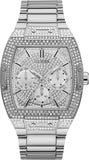  Shop Authentic Guess Phoenix Multifunction Crystals Silver Dial Silver Steel Strap Watch For Men - GW0094G1 - Luxxuri