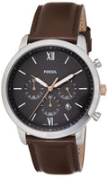  Shop Authentic Fossil Neutra Chronograph Black Dial Brown Leather Strap Watch for Men - FS5408 - Luxxuri