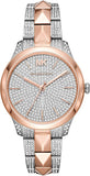  Shop Authentic Michael Kors Runway Mercer Crystals Silver Dial Two Tone Steel Strap Watch For Women - MK6716 - Luxxuri