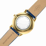  Shop Authentic Fossil The Minimalist 3H Analog Blue Dial Blue Leather Strap Watch for Men - FS5789 - Luxxuri