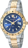  Shop Authentic Versace Hellenyium GMT Blue Dial Two Tone Steel Strap Watch for Men - V11060017 - Luxxuri