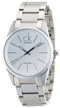  Shop Authentic Calvin Klein Bold White Dial Silver Steel Strap Watch for Men - K2241120 - Luxxuri
