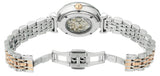  Shop Authentic Emporio Armani Gianni T Bar Silver Skeleton Dial Two Tone Strap Watch For Women - AR1992 - Luxxuri