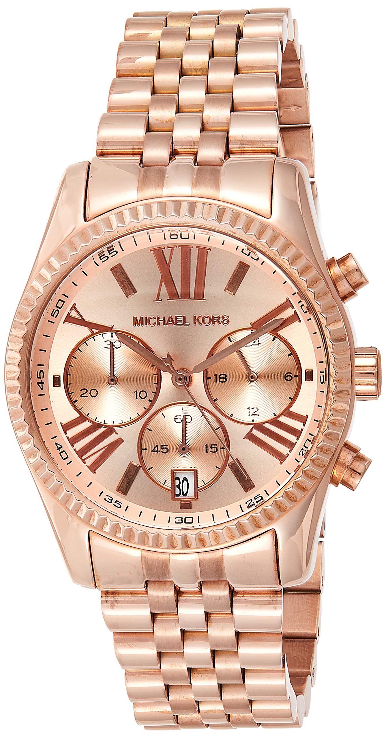  Shop Authentic Michael Kors Lexington Rose Gold Dial Rose Gold Steel Strap Watch for Women - MK5569 - Luxxuri