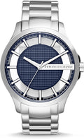  Shop Authentic Armani Exchange Hampton Chronograph Blue Dial Silver Steel Strap Watch For Men - AX2178 - Luxxuri