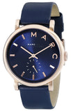 Shop Authentic Marc Jacobs Baker Navy Blue Dial Navy Blue Leather Strap Watch for Women - MBM1329 - Luxxuri