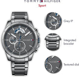  Shop Authentic Tommy Hilfiger Decker Quartz Black Dial Black Steel Strap Watch for Men - 1791347 - Luxxuri