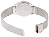  Shop Authentic Calvin Klein Minimal Grey Dial Silver Mesh Bracelet Watch for Men - K3M51154 - Luxxuri