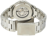  Shop Authentic Fossil Grant Automatic Skeleton Black Dial Silver Steel Strap Watch for Men - ME3103 - Luxxuri