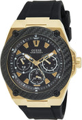 Shop Authentic Guess Legacy Black Dial Black Rubber Strap Watch for Men - W1049G5 - Luxxuri