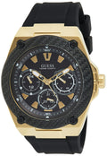  Shop Authentic Guess Legacy Black Dial Black Rubber Strap Watch for Men - W1049G5 - Luxxuri