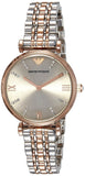  Shop Authentic Emporio Armani Gianni T Bar Grey Dial Two Tone Steel Strap Watch For Women - AR1840 - Luxxuri