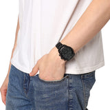  Shop Authentic Fossil Bronson Chronograph Black Dial Black Steel Strap Watch for Men - FS5712 - Luxxuri