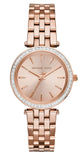  Shop Authentic Michael Kors Darci Rose Gold Dial Rose Gold Stainless Steel Strap Watch for Women - MK3366 - Luxxuri