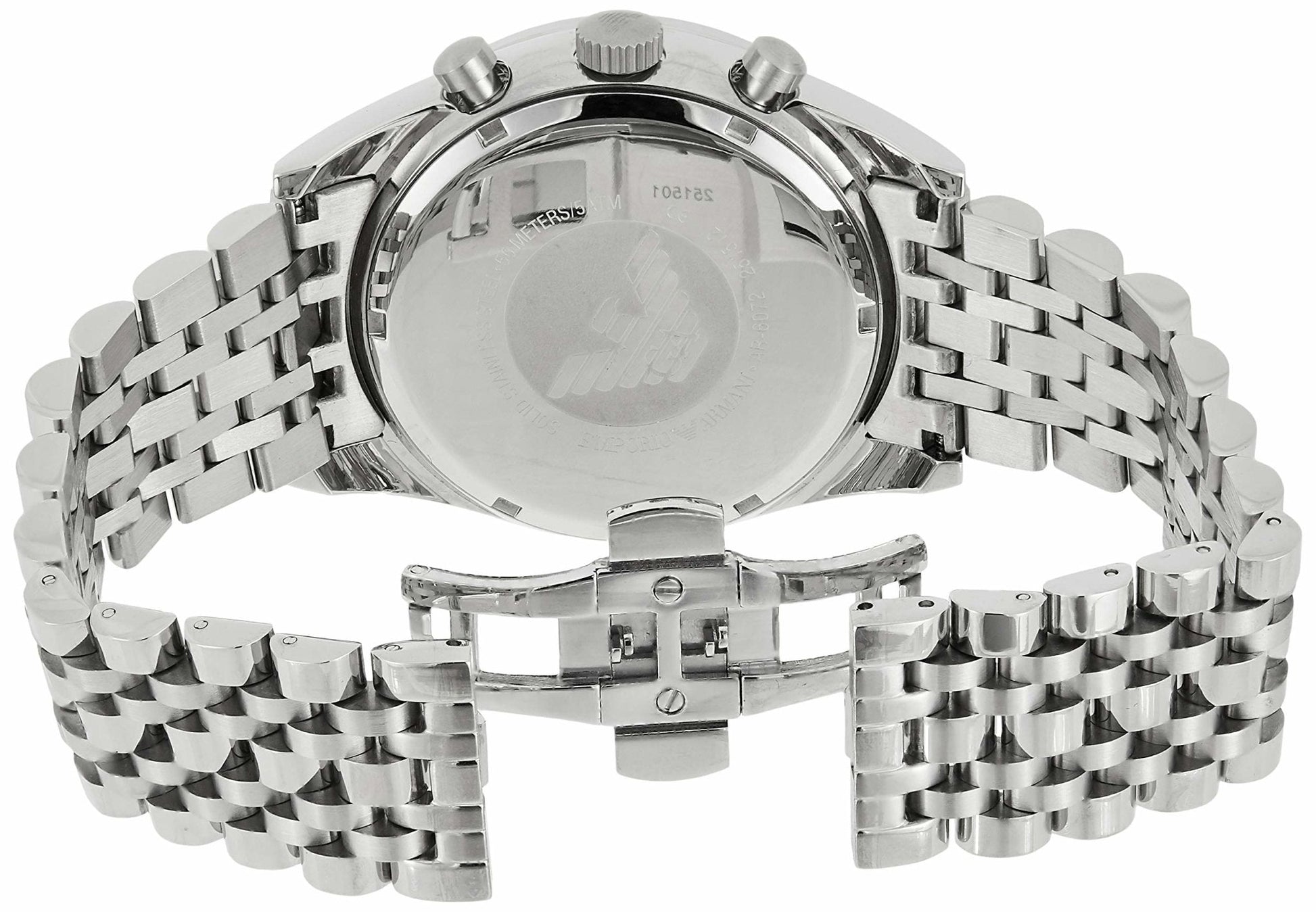  Shop Authentic Emporio Armani Sportivo Chronograph Blue Stainless Steel Watch For Men - AR6072 - Luxxuri