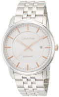  Shop Authentic Calvin Klein Infinity Silver Dial Silver Steel Strap Watch for Men - K5S34B46 - Luxxuri