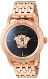  Shop Authentic Versace Palazzo Empire Black Dial Rose Gold Steel Strap Watch for Men - VERD00718 - Luxxuri