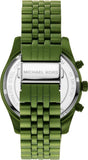  Shop Authentic Michael Kors Lexington Chronograph Green Dial Green Steel Strap Watch For Men - MK8790 - Luxxuri