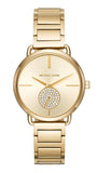  Shop Authentic Michael Kors Portia Gold Dial Gold Steel Strap Watch for Women - MK3639 - Luxxuri