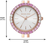  Shop Authentic Michael Kors Darci Pave Silver Dial Rose Gold Steel Strap Watch For Women - MK4517 - Luxxuri