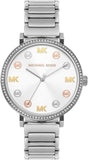  Shop Authentic Michael Kors Addyson Quartz Silver Dial Silver Steel Strap Watch for Women - MK7417 - Luxxuri
