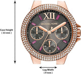  Shop Authentic Michael Kors Camille Chronograph Grey Dial Rose Gold Steel Strap Watch For Women - MK6983 - Luxxuri