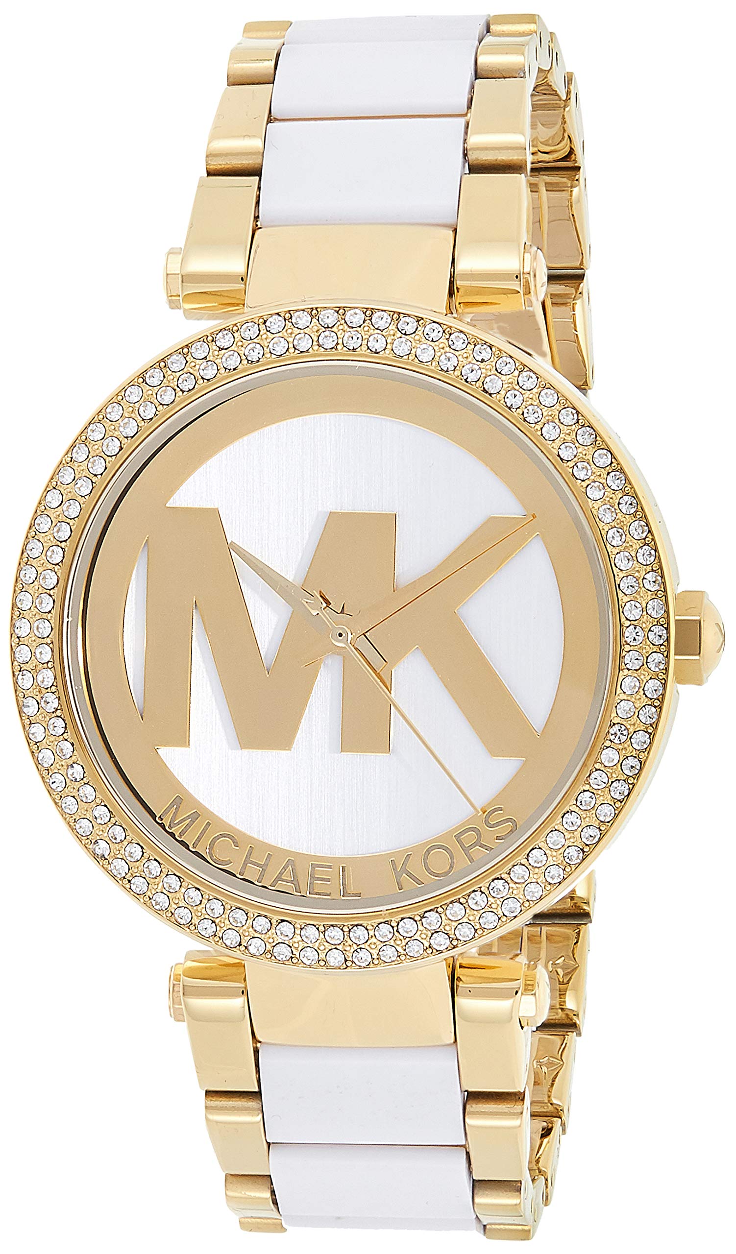  Shop Authentic Michael Kors Parker White Dial Two Tone Steel Strap Watch for Women - MK6313 - Luxxuri