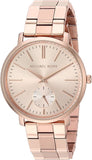  Shop Authentic Michael Kors Jaryn Quartz Rose Gold Dial Rose Gold Steel Strap Watch For Women - MK3501 - Luxxuri