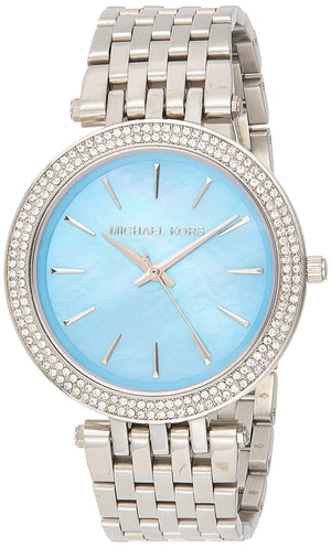 Shop Authentic Michael Kors Darci Mother of Pearl Blue  Dial Silver Steel Strap Watch for Women - MK3515 - Luxxuri