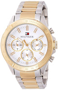 Shop Authentic Tommy Hilfiger Hudson Chronograph White Dial Two Tone Steel Strap Watch For Men - 1791226 - Luxxuri