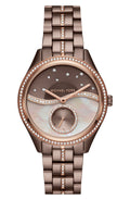  Shop Authentic Michael Kors Lauryn Rose Gold Dial Brown Steel Strap Watch for Women - MK3757 - Luxxuri