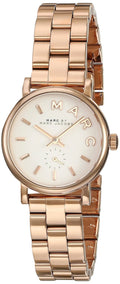  Shop Authentic Marc Jacobs Baker White Dial Rose Gold Steel Strap Watch for Women - MBM3248 - Luxxuri