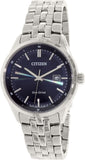  Shop Authentic Citizen Eco Drive Blue Dial Silver Steel Strap Watch For Men - BM7250-56L - Luxxuri