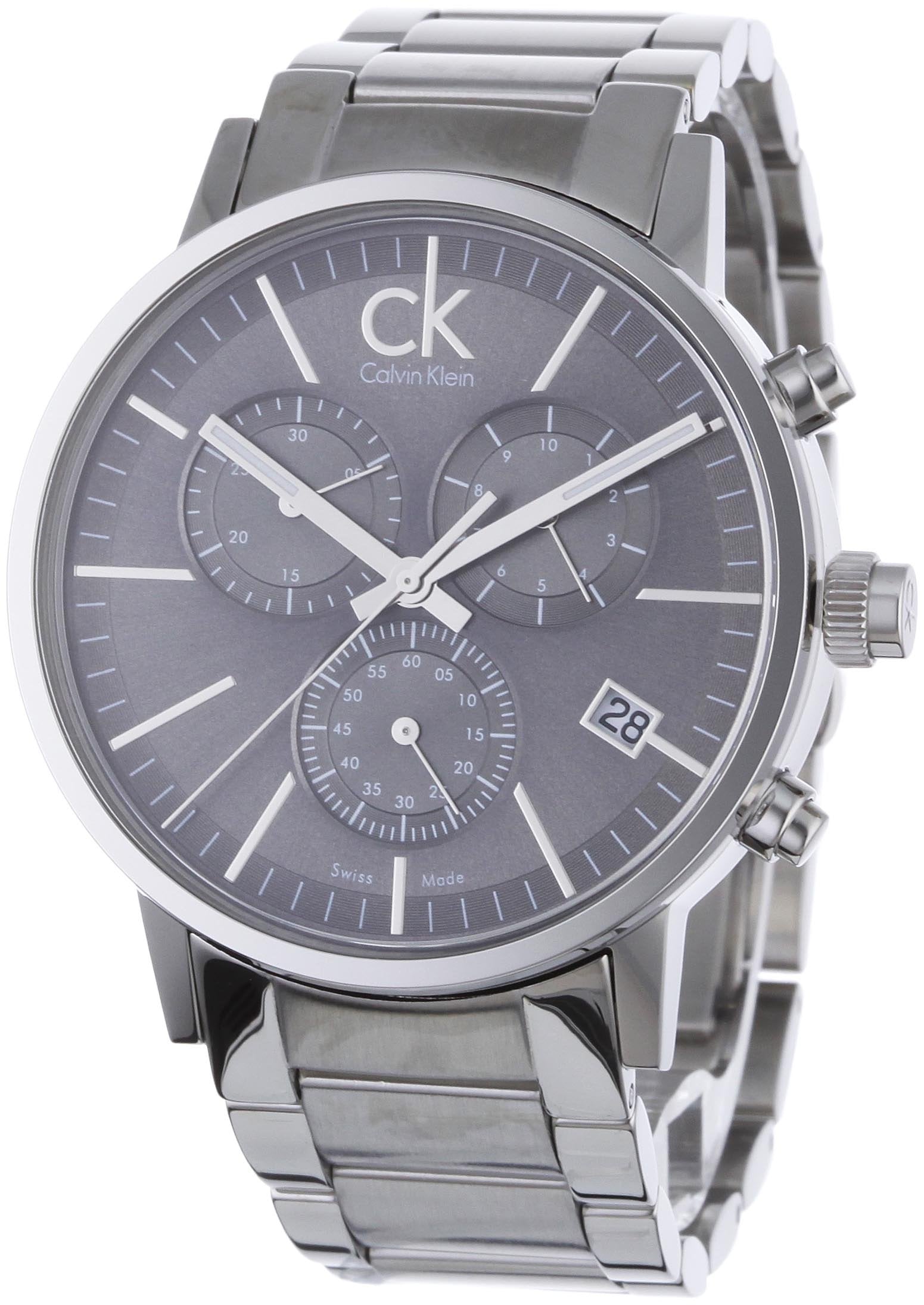  Shop Authentic Calvin Klein Post Minimal Chronograph Black Dial Silver Steel Strap Watch for Men - K7627161 - Luxxuri